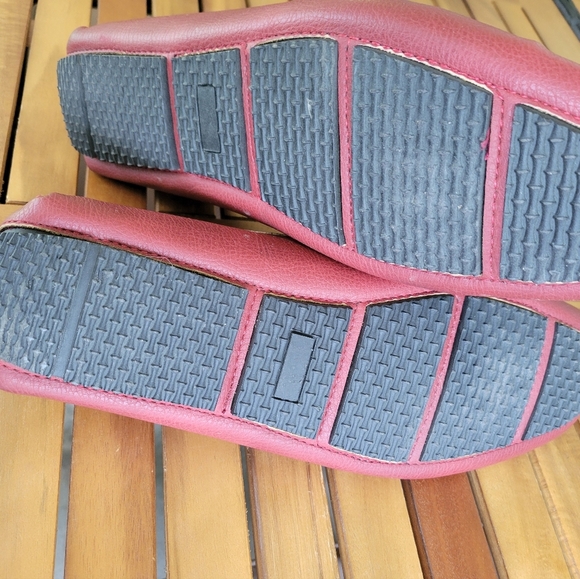 Men's Burgundy Loafers - Picture 9 of 12
